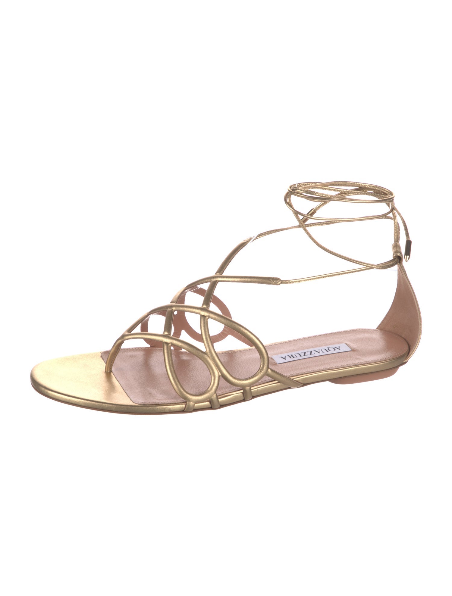 Aquazzura Leather Gladiator Sandals