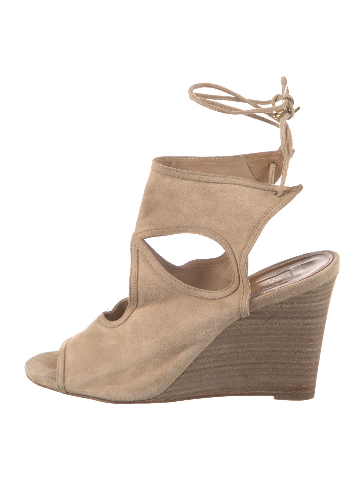 Aquazzura Suede Gladiator Sandals