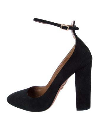 Aquazzura Suede Pumps