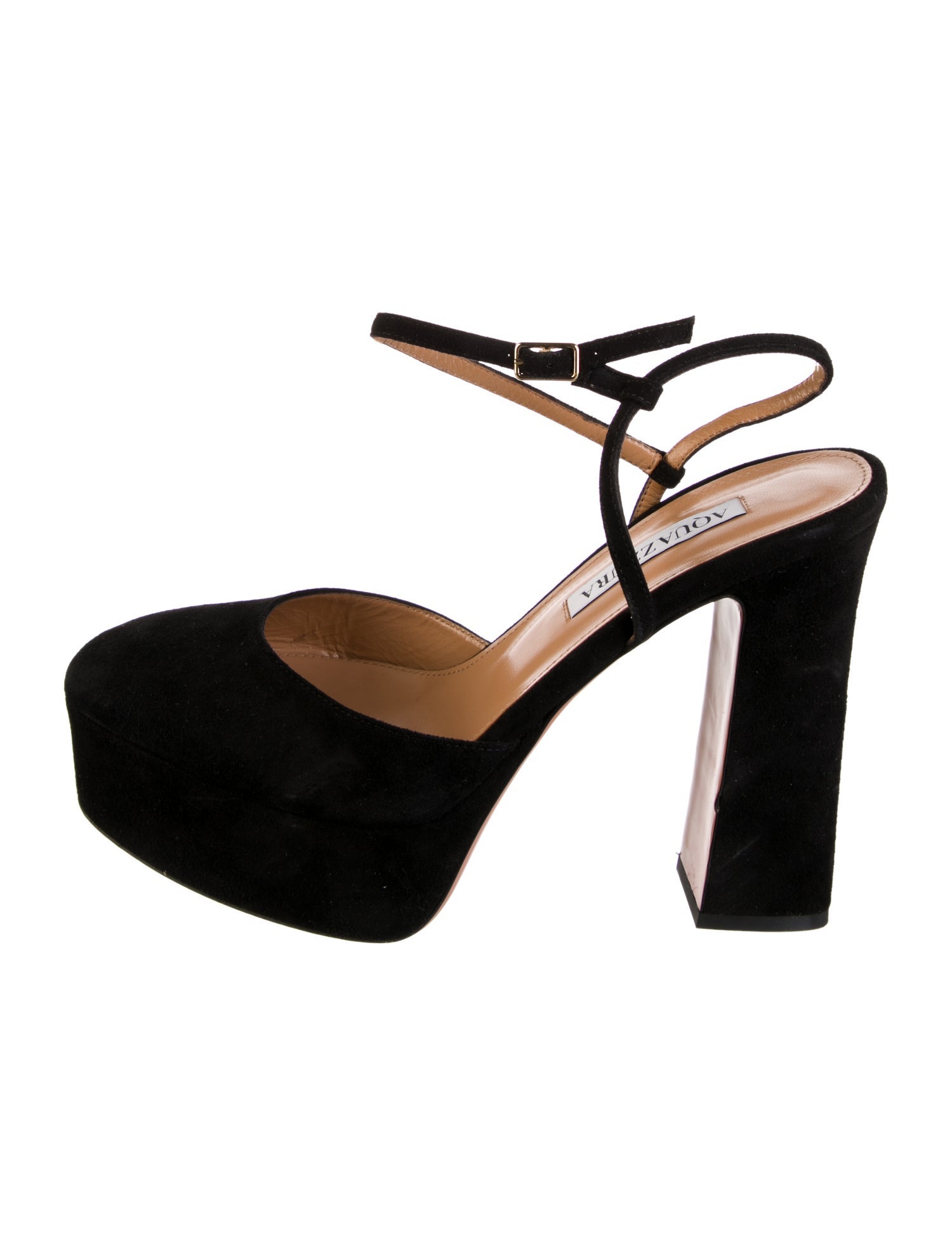 Aquazzura Suede Slingback Pumps