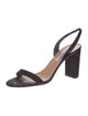 Aquazzura Suede Slingback Sandals