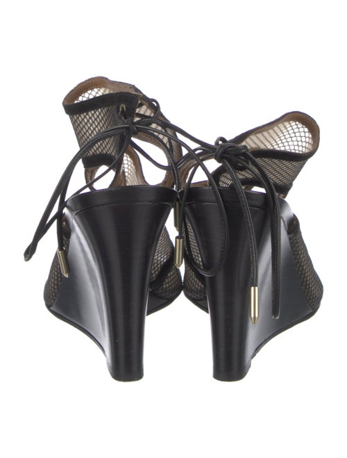 Aquazzura Leather Printed Sandals