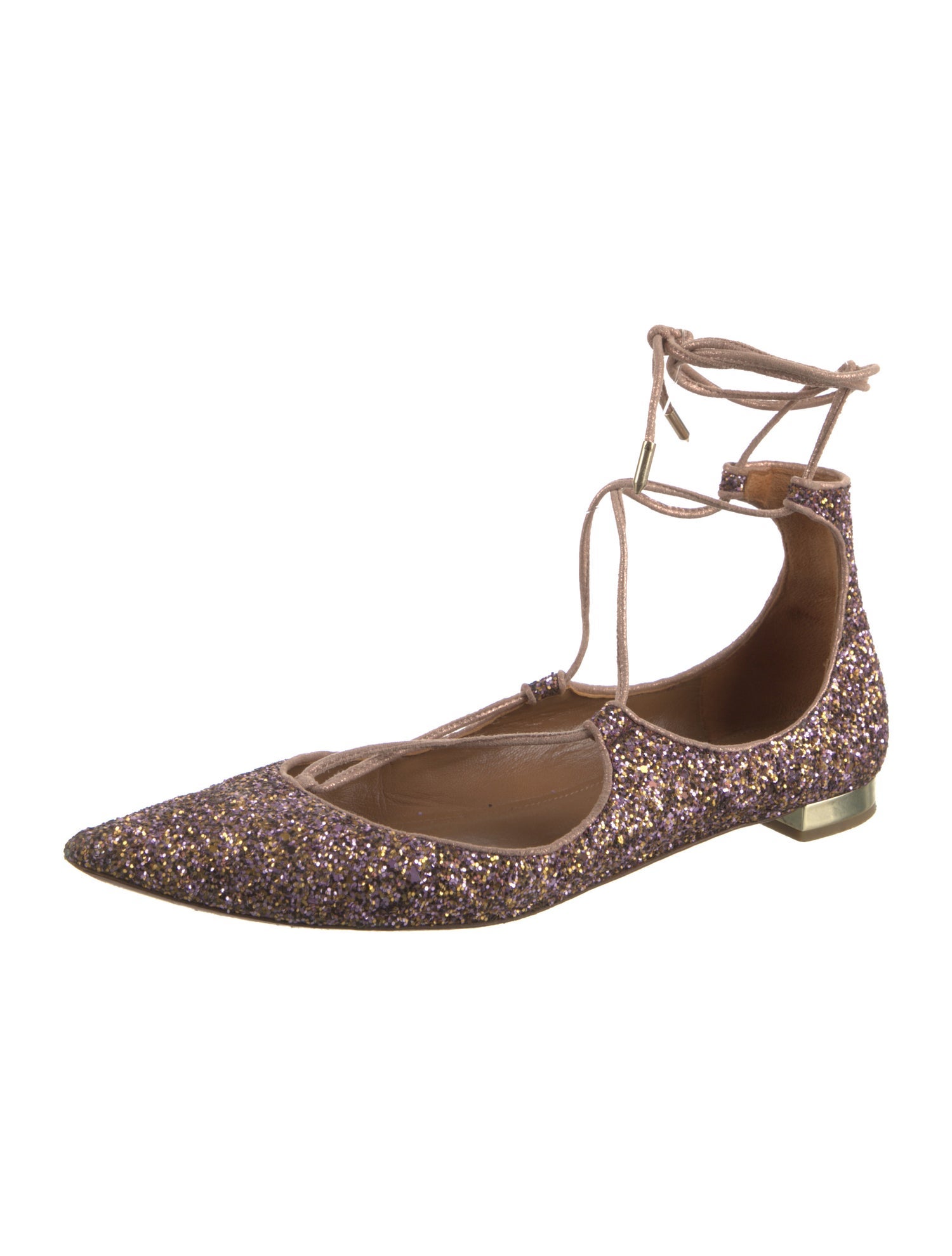 Aquazzura Glitter Flats