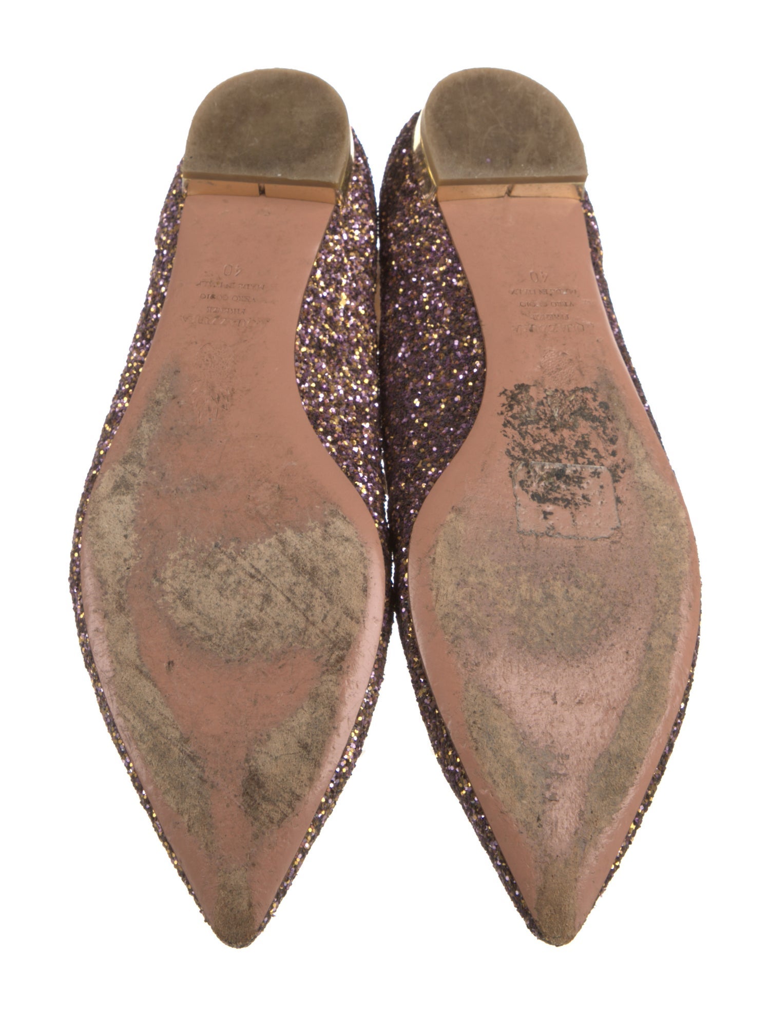 Aquazzura Glitter Flats