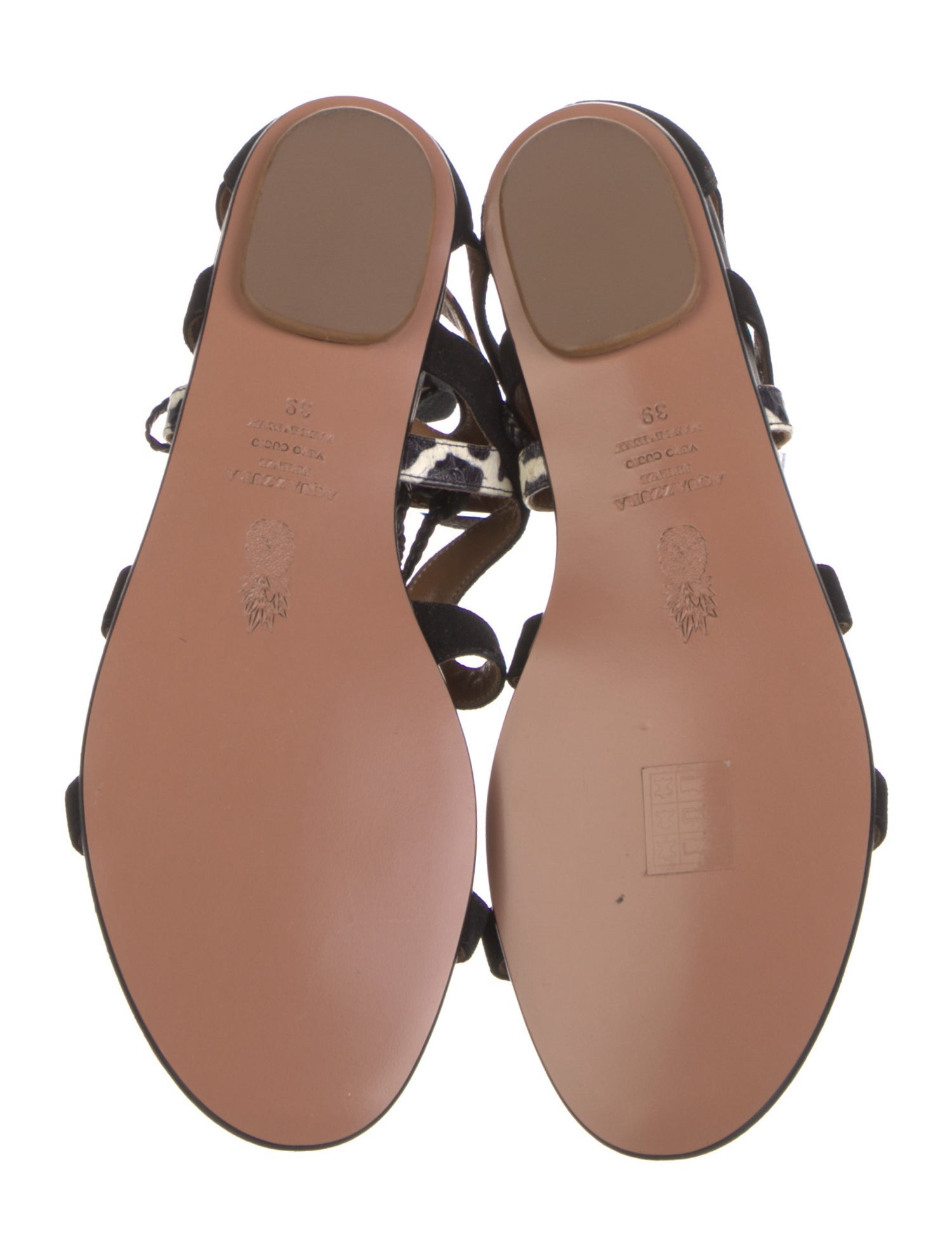 Aquazzura Suede Gladiator Sandals