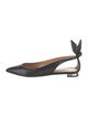 Aquazzura Leather Slingback Flats