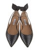 Aquazzura Leather Slingback Flats