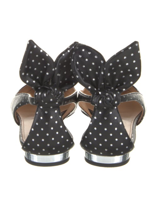 Aquazzura Leather Slingback Flats