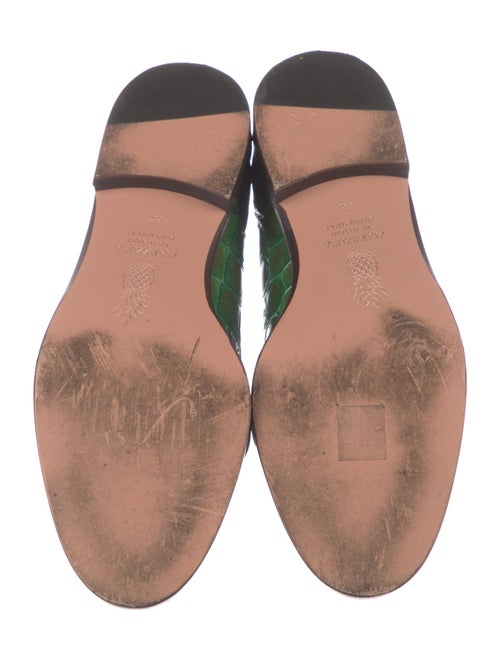 Aquazzura Patent Leather Patterned Loafers