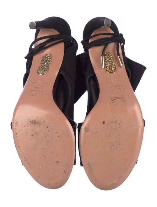 Aquazzura Suede Slingback Pumps