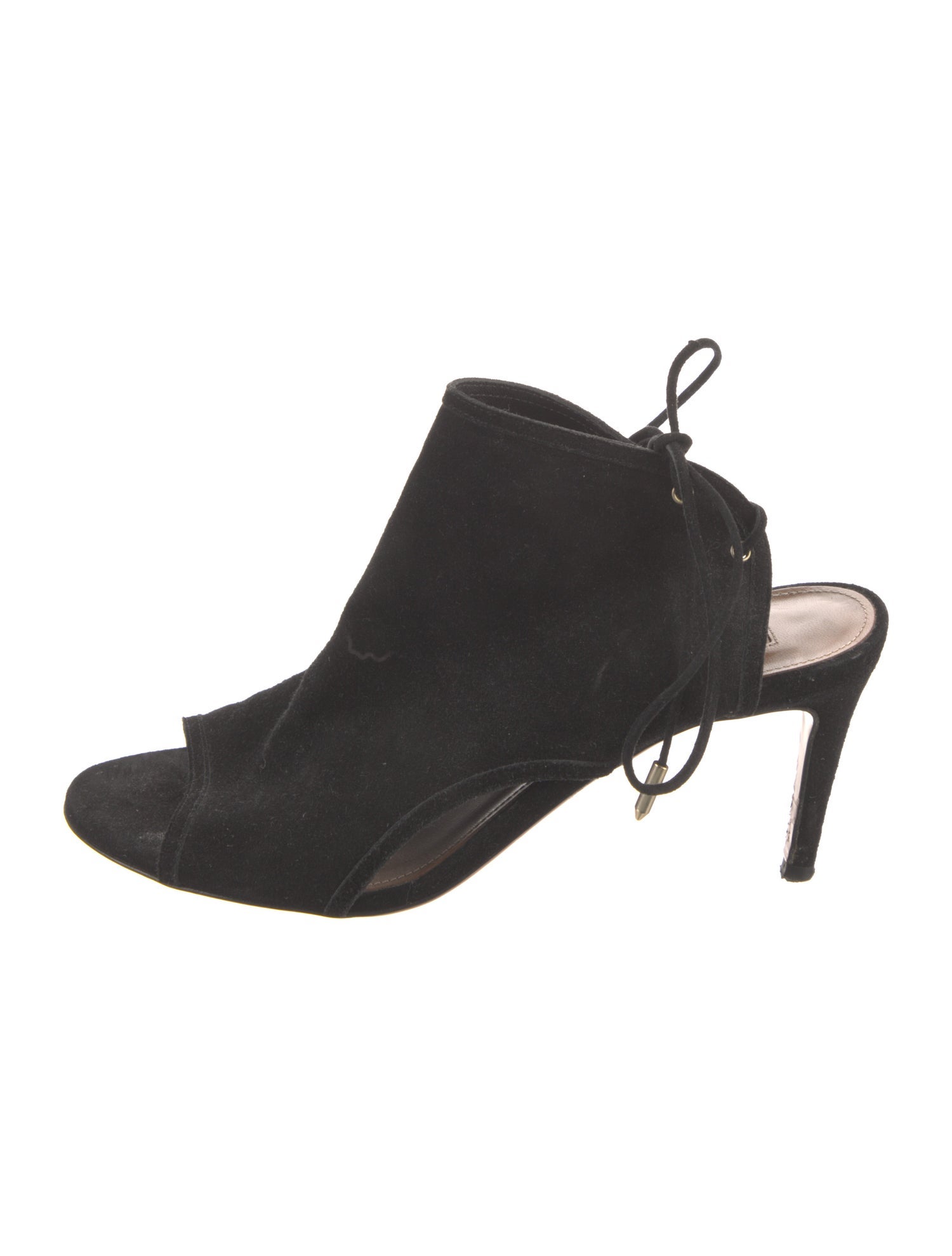 Aquazzura Suede Slingback Sandals