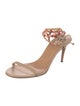Aquazzura Leather Chain-Link Accents Sandals