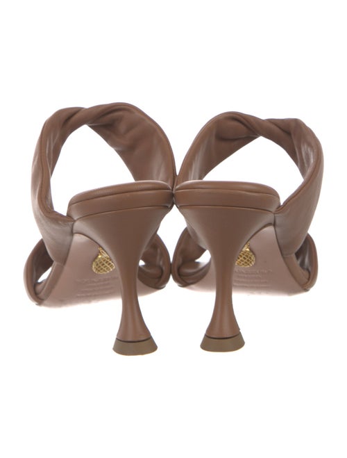 Aquazzura Leather Slides