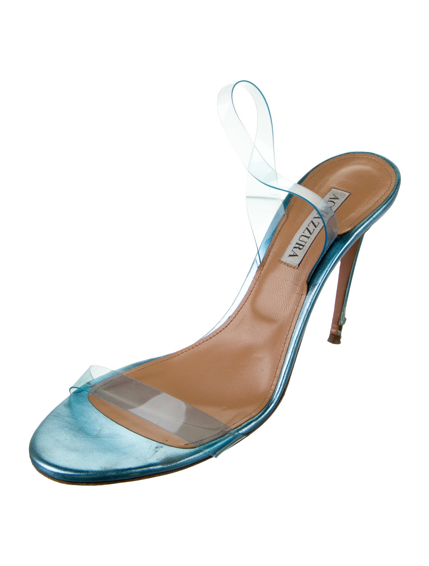 Aquazzura Leather Slides