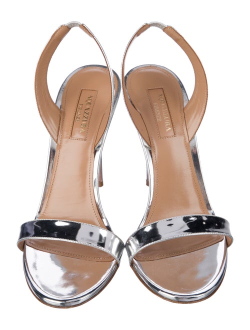 Aquazzura Patent Leather Slingback Sandals