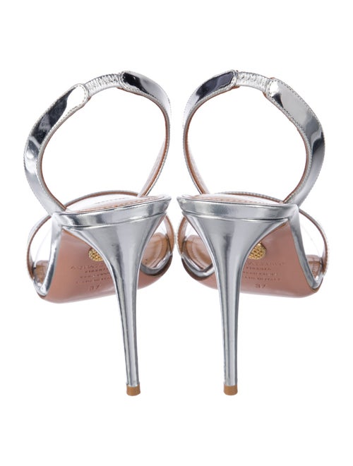 Aquazzura Patent Leather Slingback Sandals