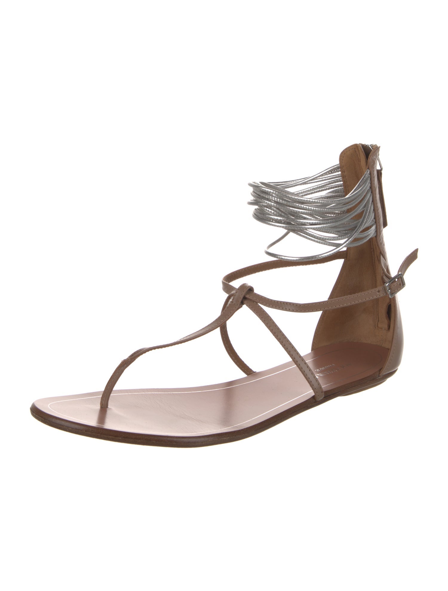 Aquazzura Leather Gladiator Sandals