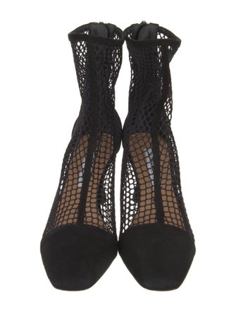 Aquazzura Mesh Mesh Accents Boots