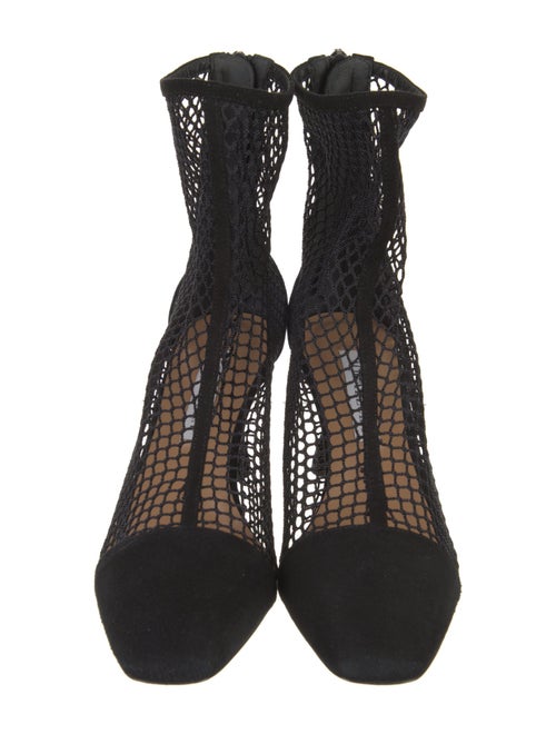 Aquazzura Mesh Mesh Accents Boots