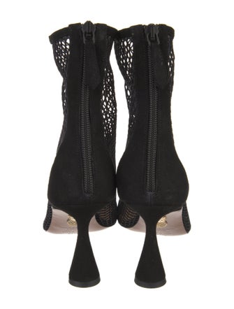 Aquazzura Mesh Mesh Accents Boots