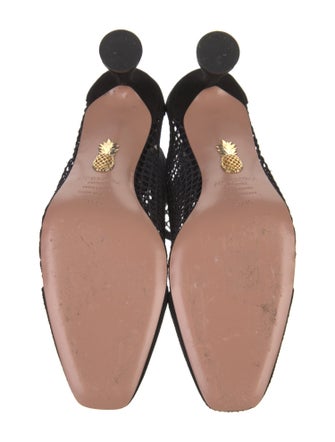 Aquazzura Mesh Mesh Accents Boots