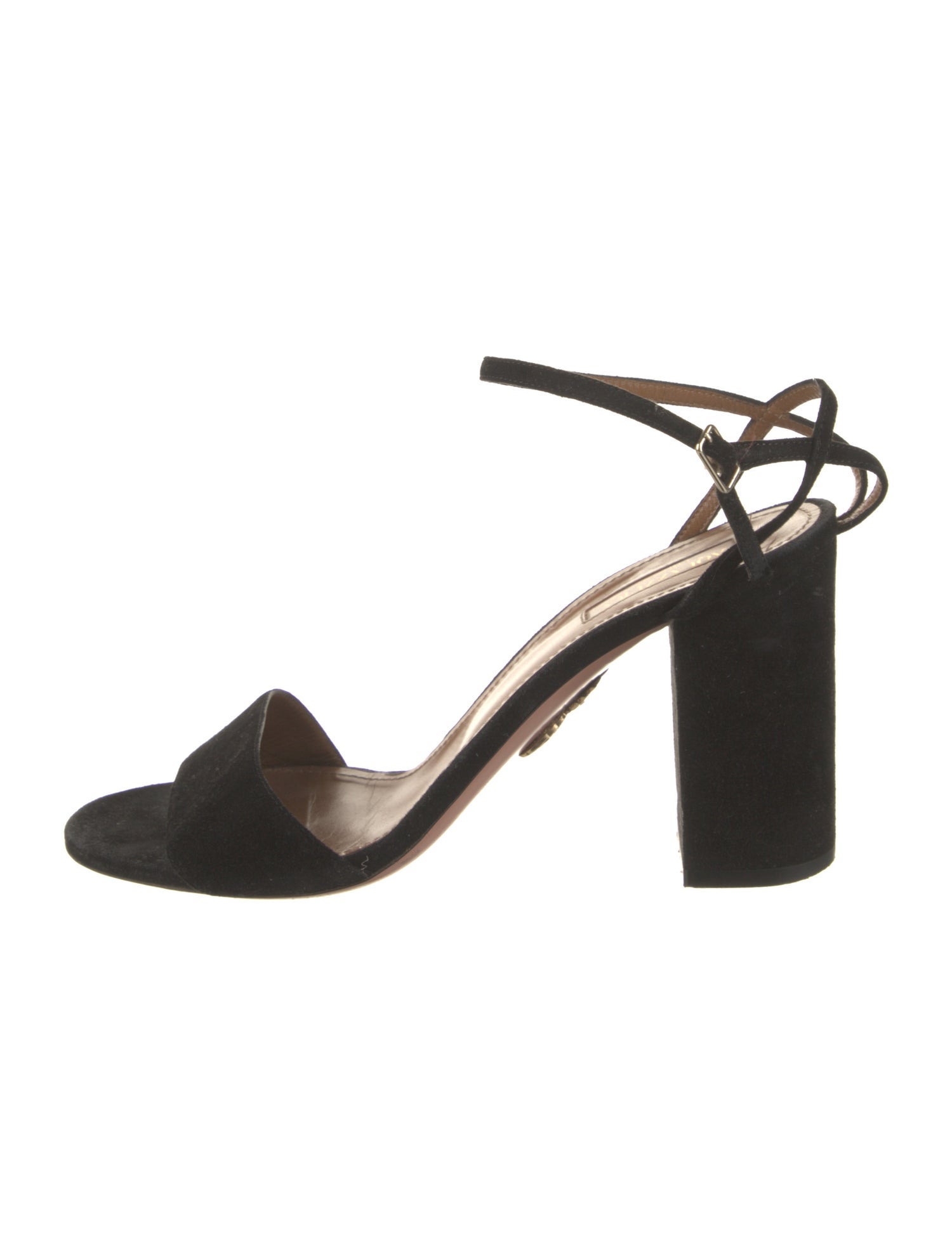 Aquazzura Suede Slingback Sandals