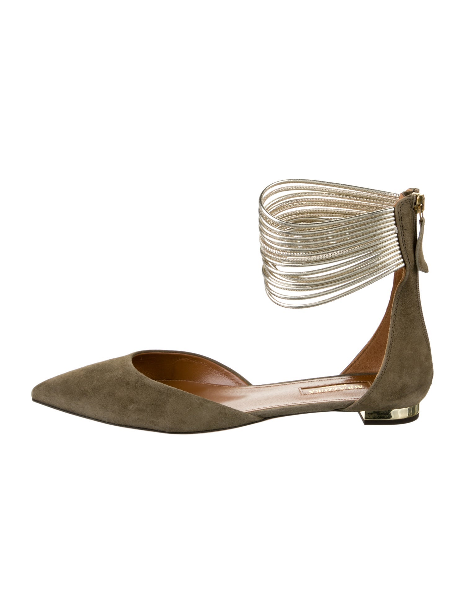 Aquazzura Suede Flats