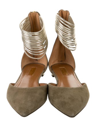 Aquazzura Suede Flats