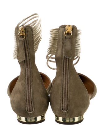 Aquazzura Suede Flats