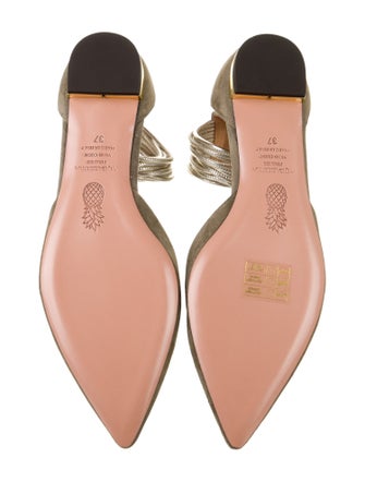 Aquazzura Suede Flats