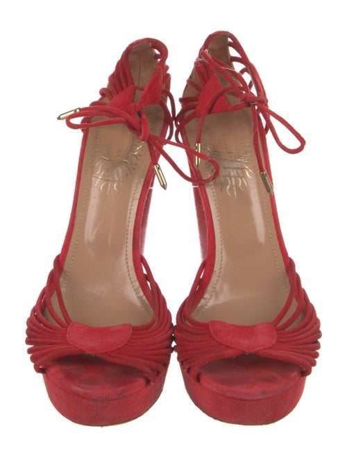 Aquazzura Suede Sandals
