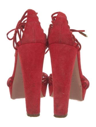 Aquazzura Suede Sandals