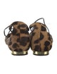 Aquazzura Ponyhair Animal Print Ballet Flats