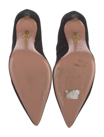 Aquazzura Suede Tassel Accents Pumps