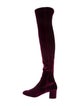 Aquazzura Velvet Sock Boots
