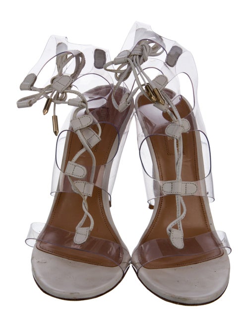 Aquazzura Leather Gladiator Sandals