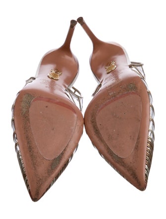 Aquazzura Leather Slingback Pumps