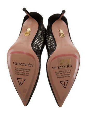 Aquazzura Mesh Accents Pumps