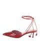 Aquazzura Patent Leather Printed D'Orsay Pumps