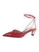 Aquazzura Patent Leather Printed D'Orsay Pumps