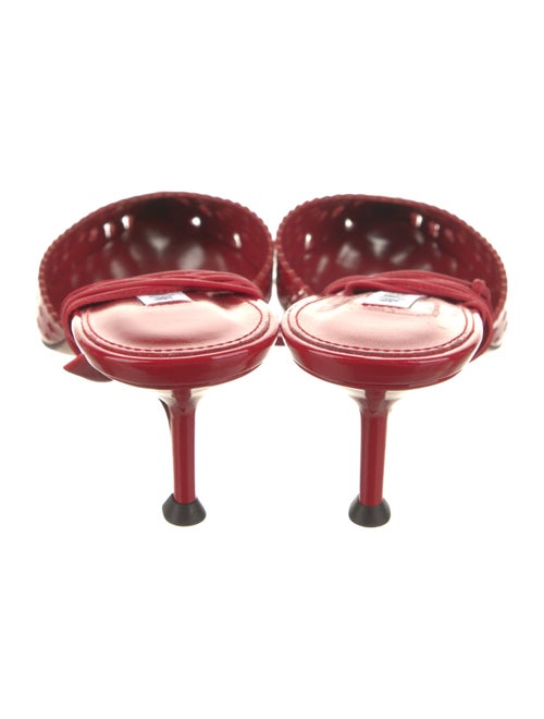 Aquazzura Patent Leather Printed D'Orsay Pumps