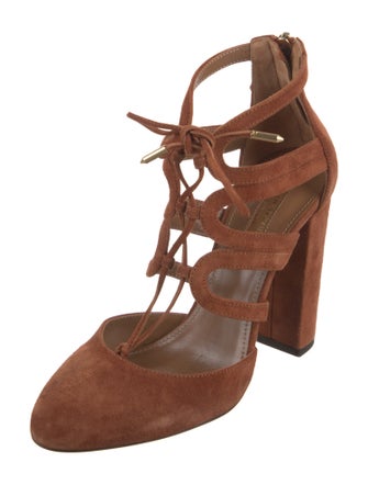 Aquazzura Suede Pumps