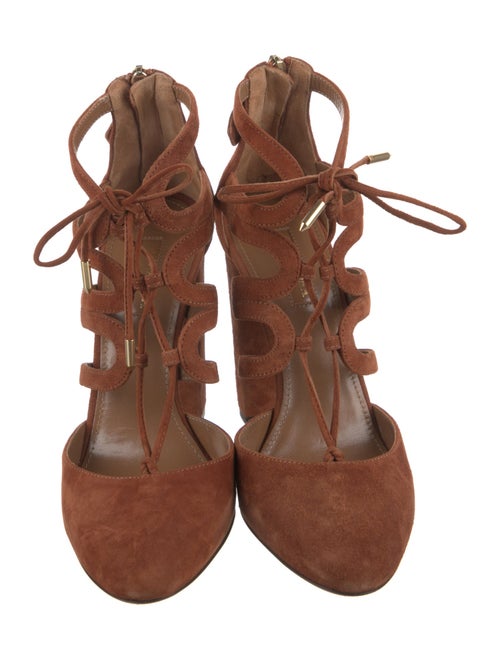 Aquazzura Suede Pumps