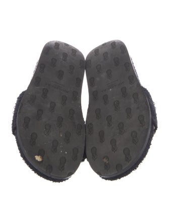Aquazzura Terry Cloth Slides