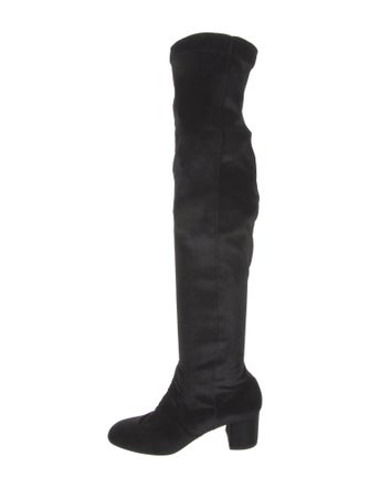 Aquazzura Velvet Sock Boots