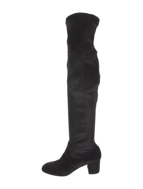 Aquazzura Velvet Sock Boots
