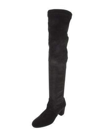 Aquazzura Velvet Sock Boots