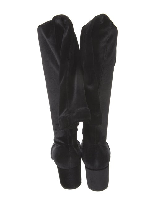 Aquazzura Velvet Sock Boots