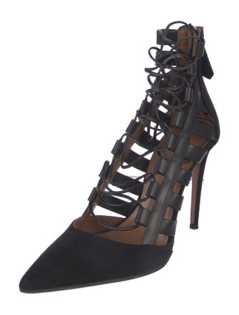 Aquazzura Suede Pumps