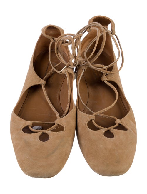 Aquazzura Suede Ballet Flats